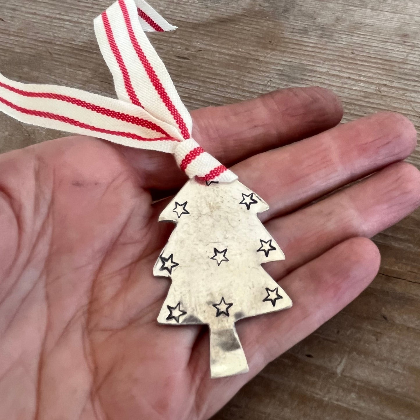 Spoon Ornament - Christmas Tree with Stars