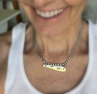 Bar Necklace - VOTE - LADY HAMILTON - #6182