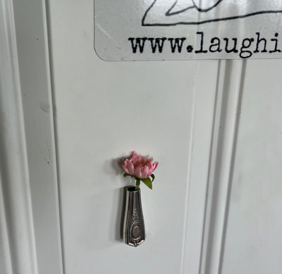 LOUIS XVI knife vase with magnet made from upcycled vintage silverware - unique home decor