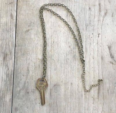 Hand Stamped Giving Key Free spirit