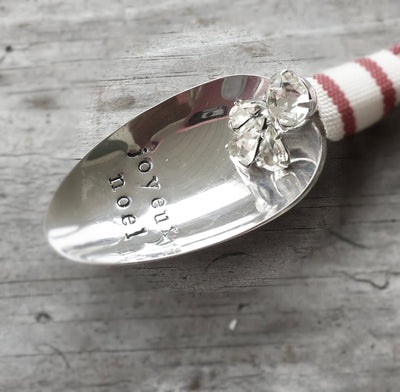 Stamped Spoon Ornament - JOYEUX NOEL - #3864