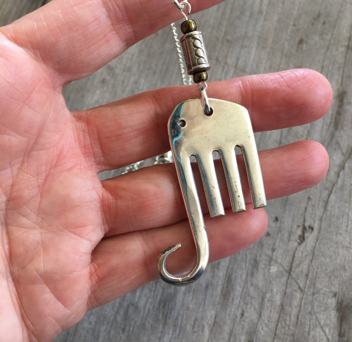 Fork Elephant Necklace - #4400