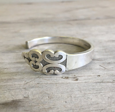 Stamped Spoon Bracelet BADASS International Silver Triumph Picture of End Design
