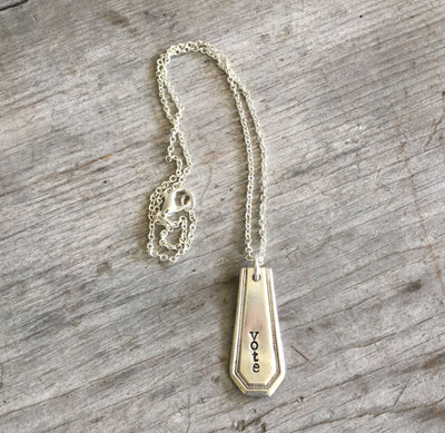 Bar Necklace - VOTE - #4439