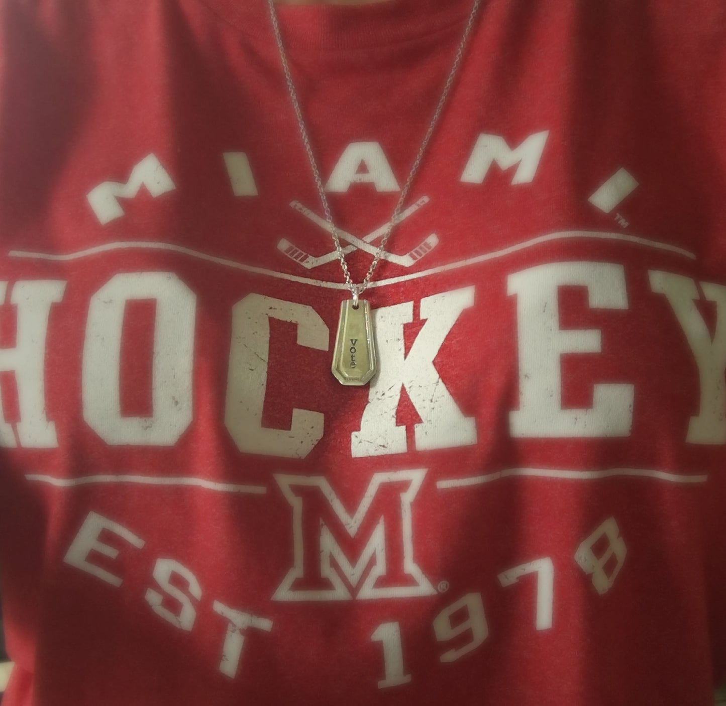Bar Necklace - VOTE - #4467