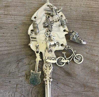 Silverware Cake Server Ornament - Christmas Tree with Lot's of Ornaments - #4473