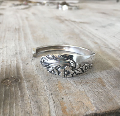 Spoon Cuff Bracelet Community Plate Evening Star