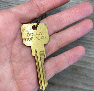 Stamped Key Necklace - GYPSY SOUL| - #4769