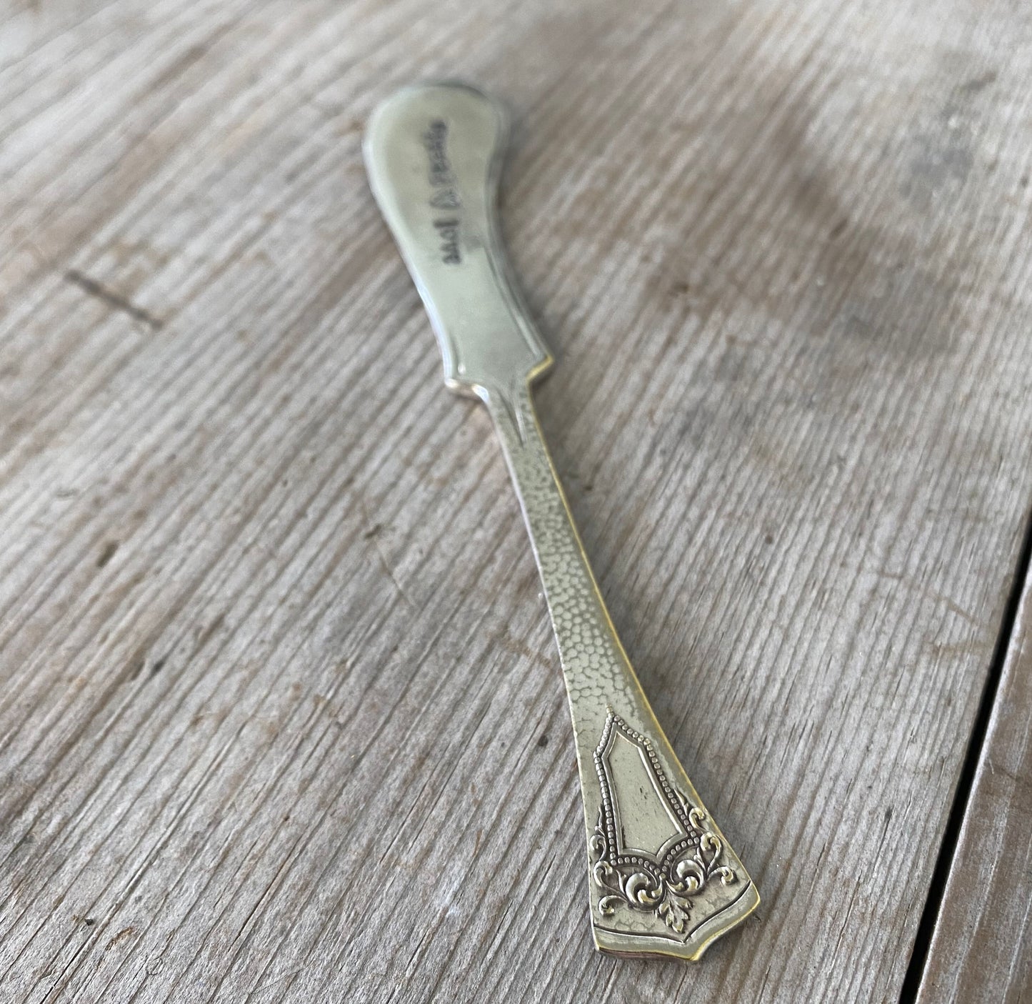 Hand Stamped Cheese Spreader Knife - SPREAD LOVE - #4781