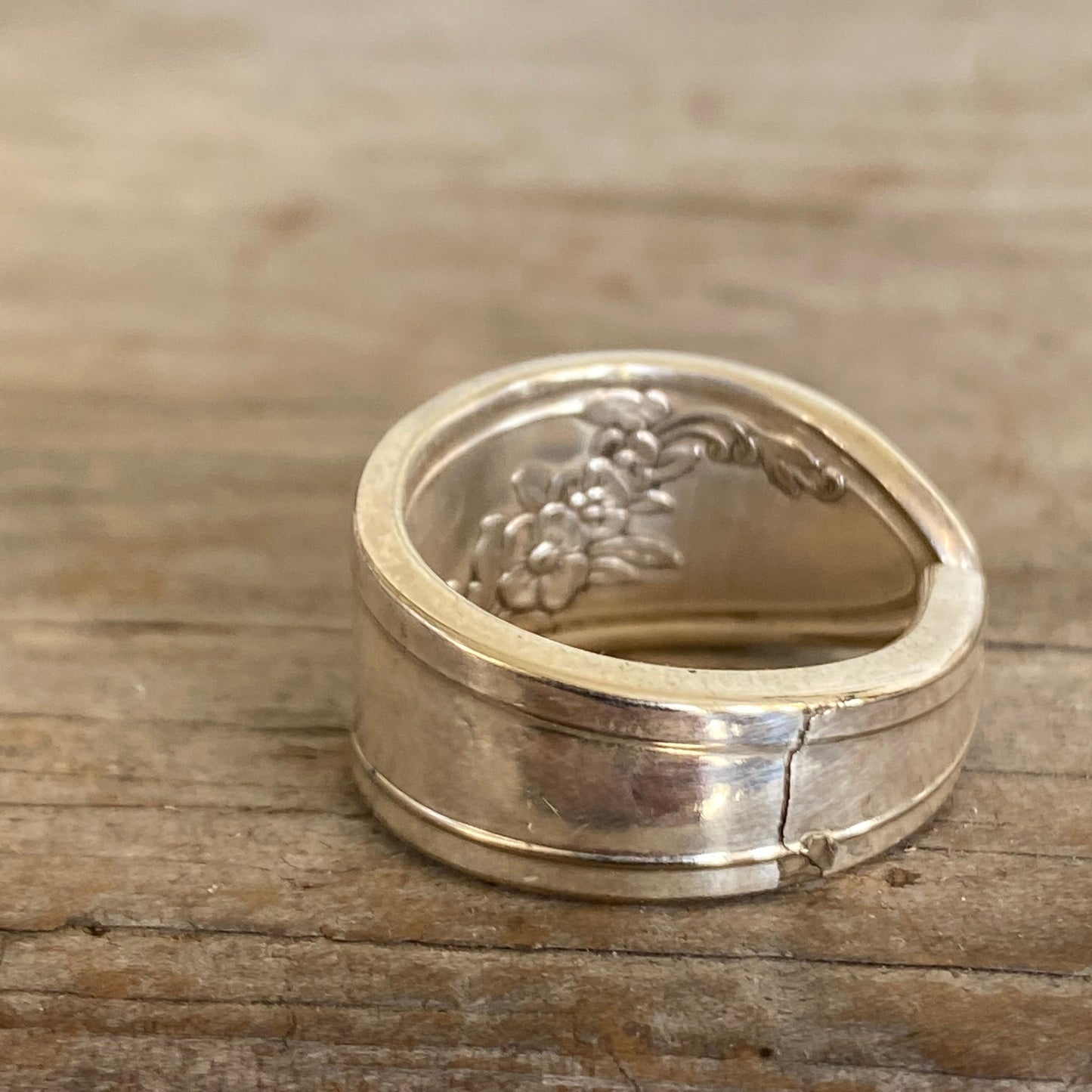 SALE Spoon Ring - Queen Bess - #4832