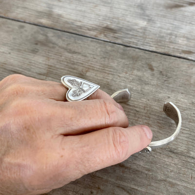 Heart Spoon Ring - GROSVENOR - Size 7.5