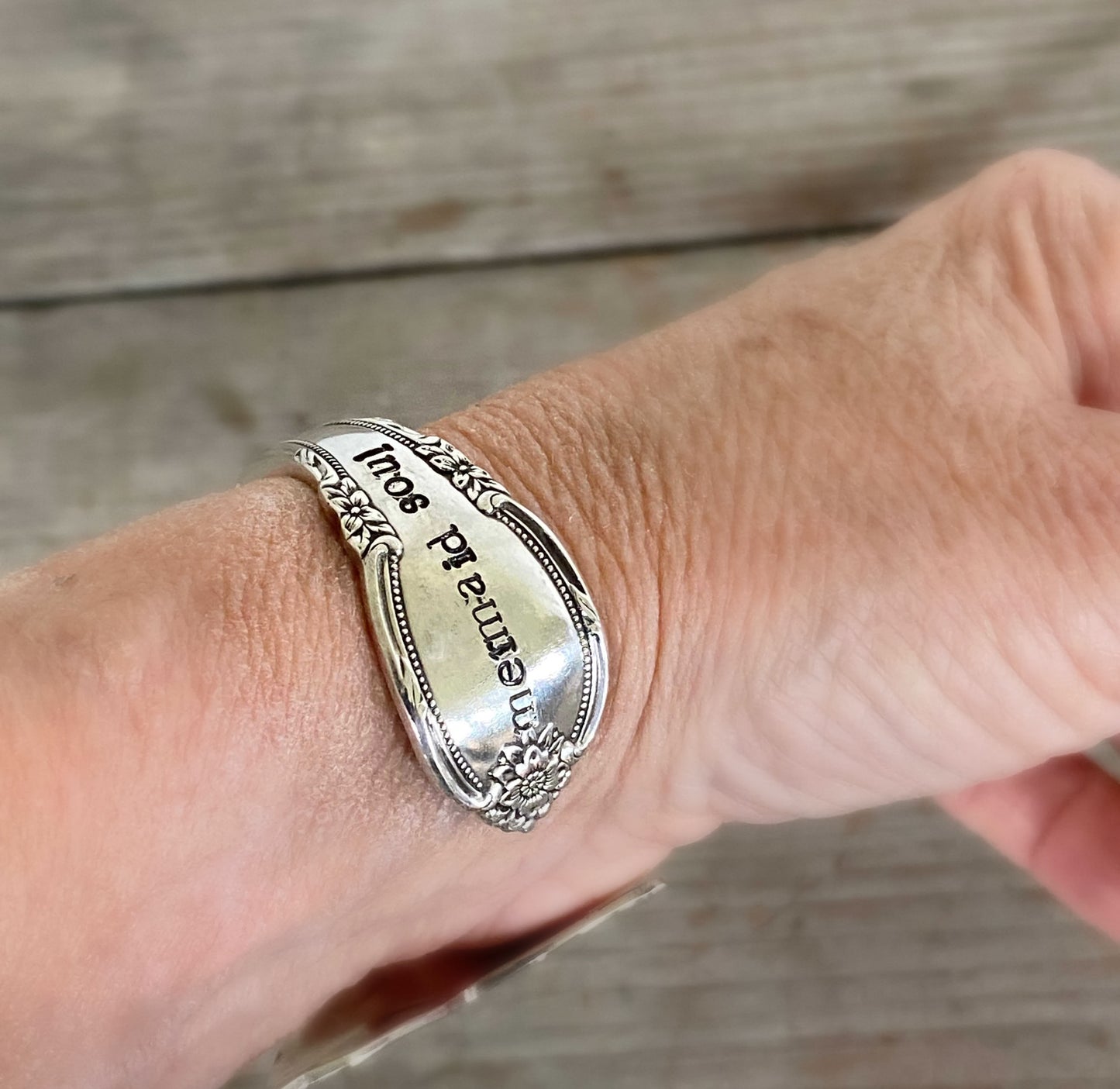 Spoon Cuff Bracelet - Mermaid Soul - Remembrance - #5049