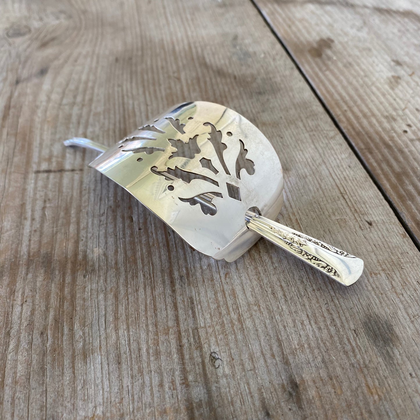 Vintage Silverware Handmade Hair Stick Barrette from Upcycled cake server