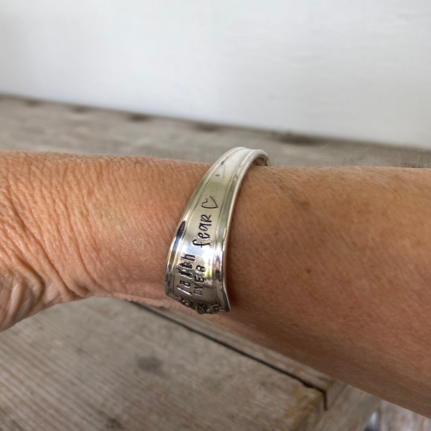 Spoon Cuff Bracelet - FAITH OVER FEAR