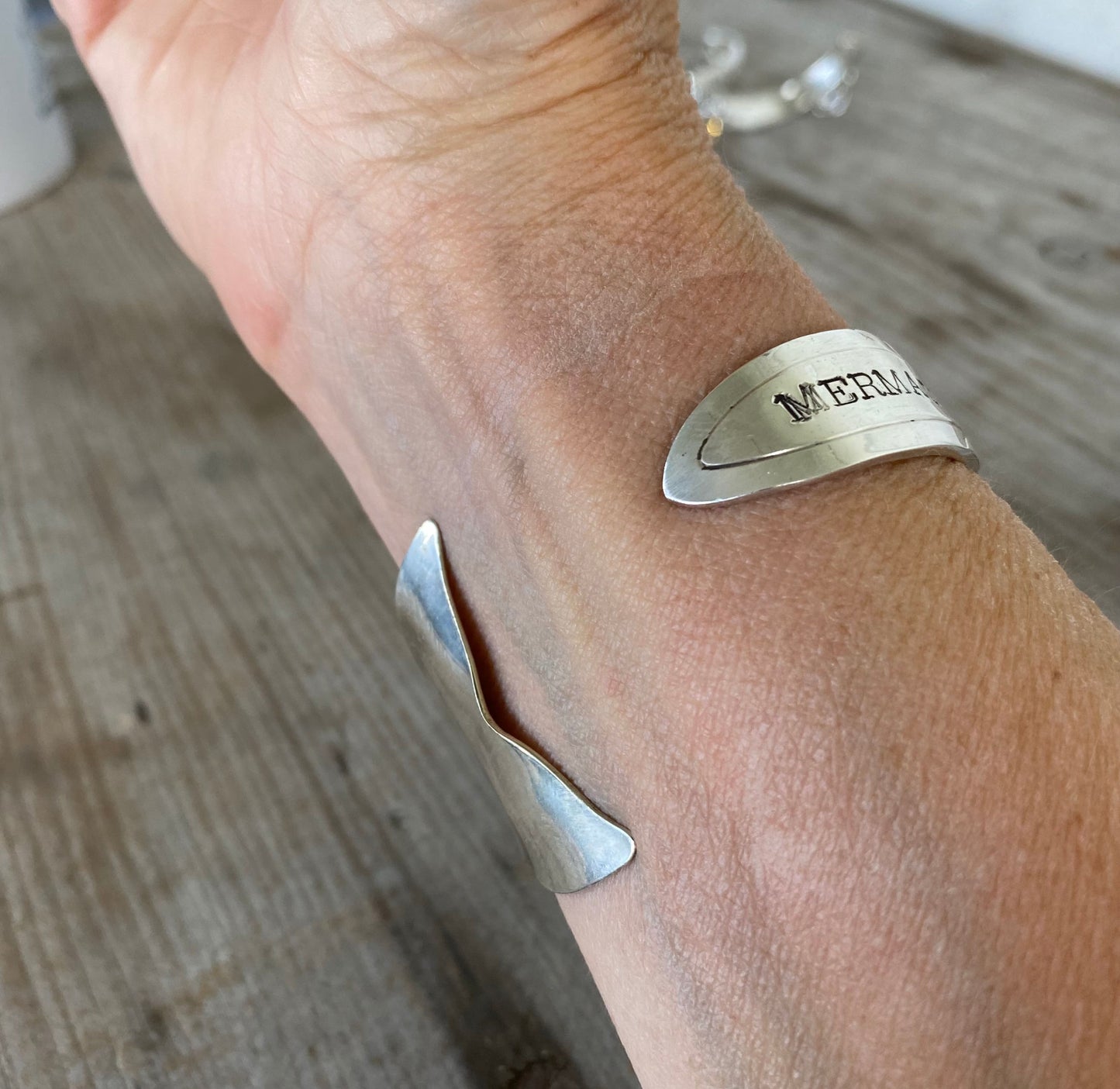 SALE Spoon Cuff Bracelet - Mermaid Soul - #5093