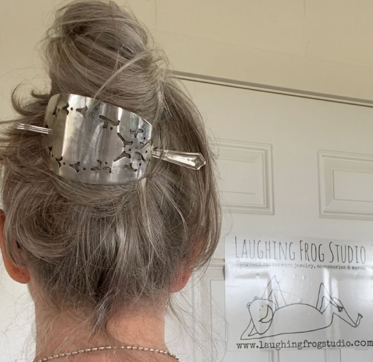 Cake Server Hair Barrette - BOUQUET - #5187
