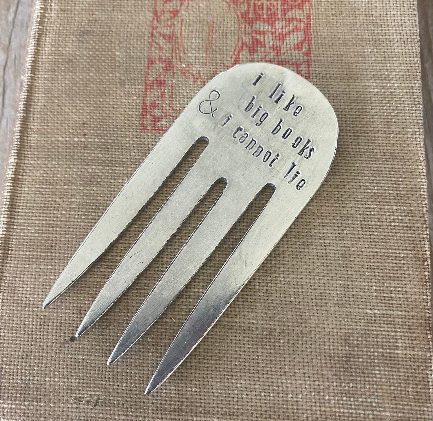 Fork Bookmark - I LIKE BIG BOOKS AND I CANNOT LIE