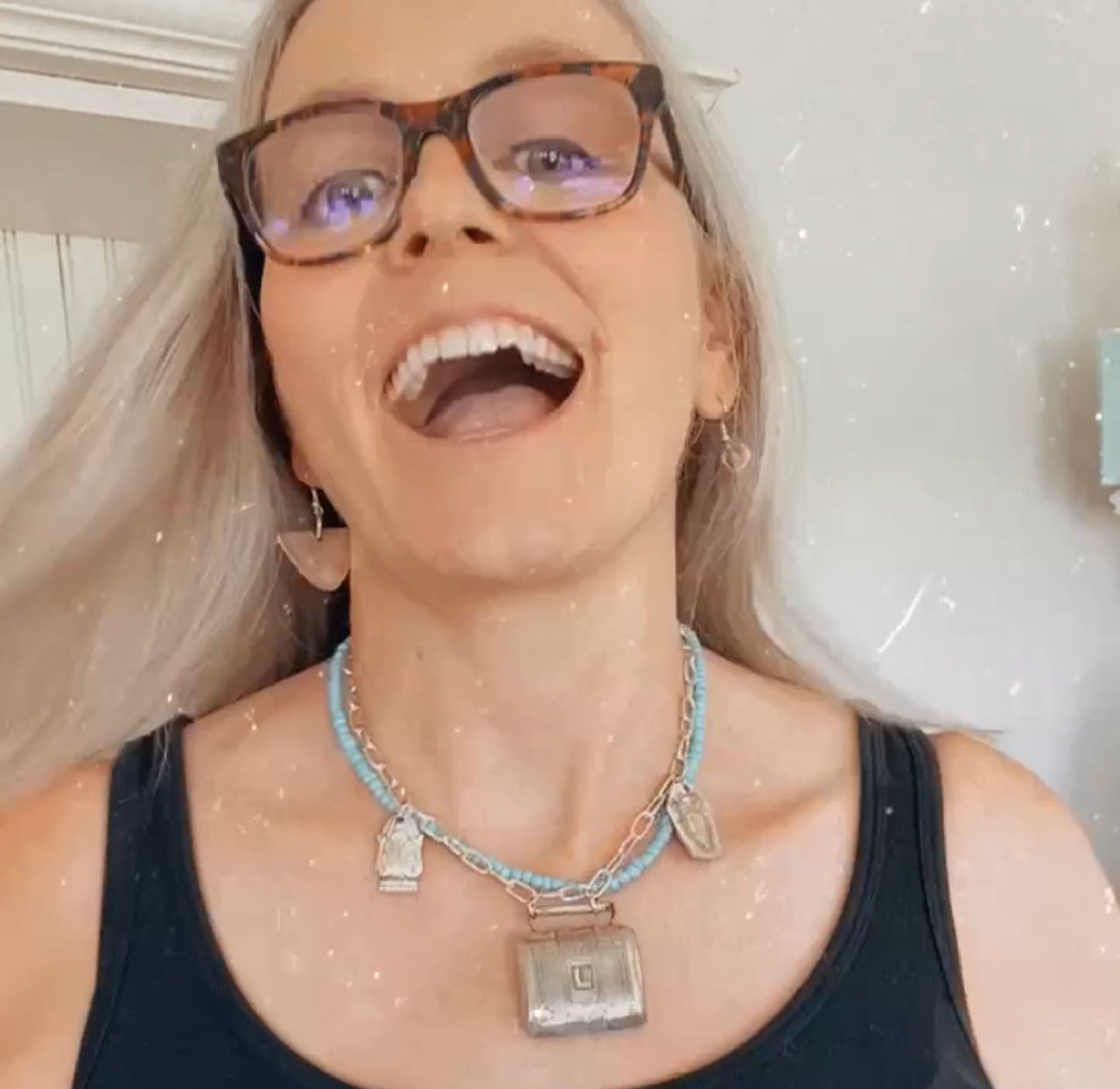 Buckles & Bits Necklace | 1920s Belt Buckle & Silverware Bits #5120