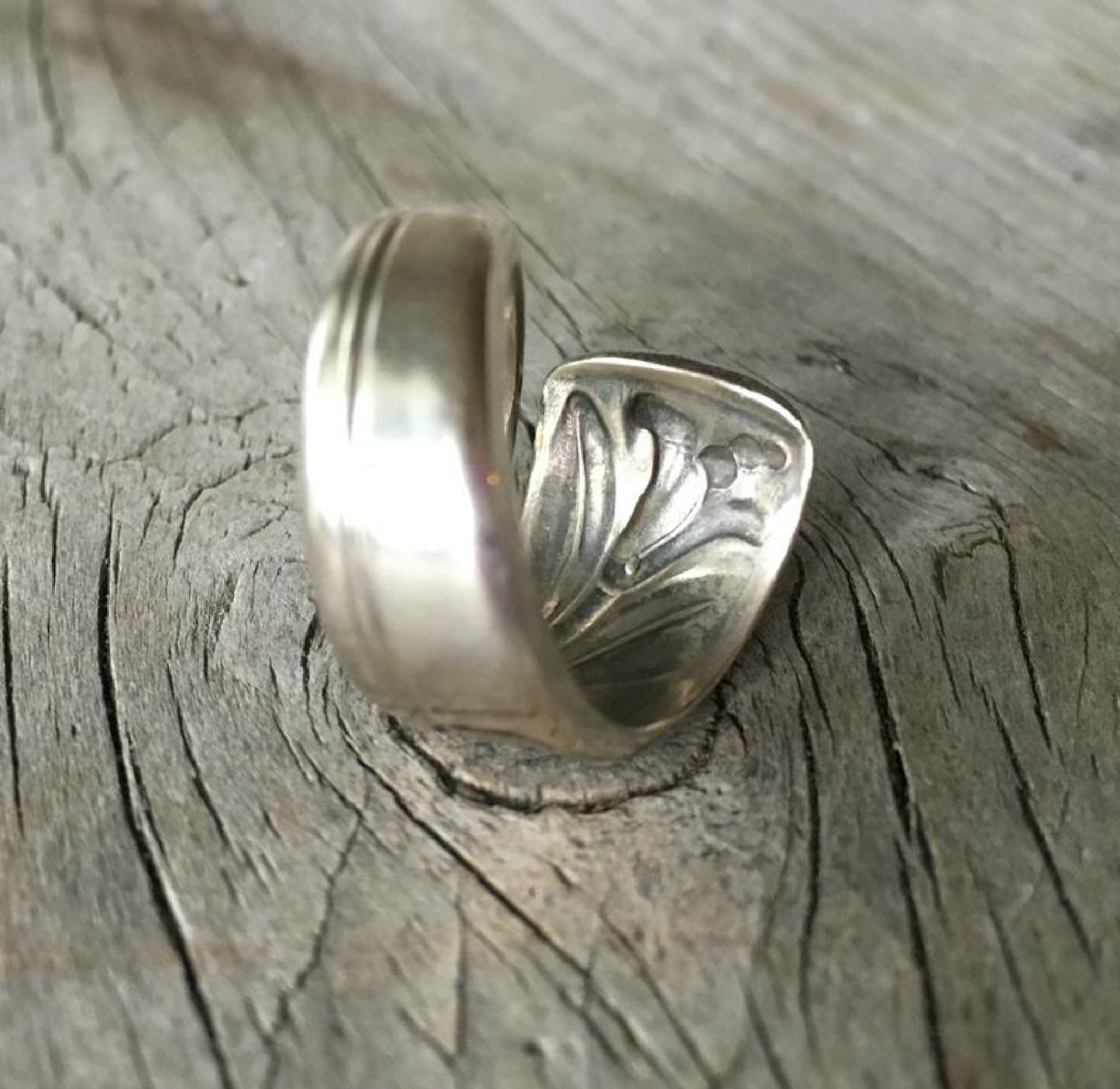 Spoon Ring - FLOWER - #3659