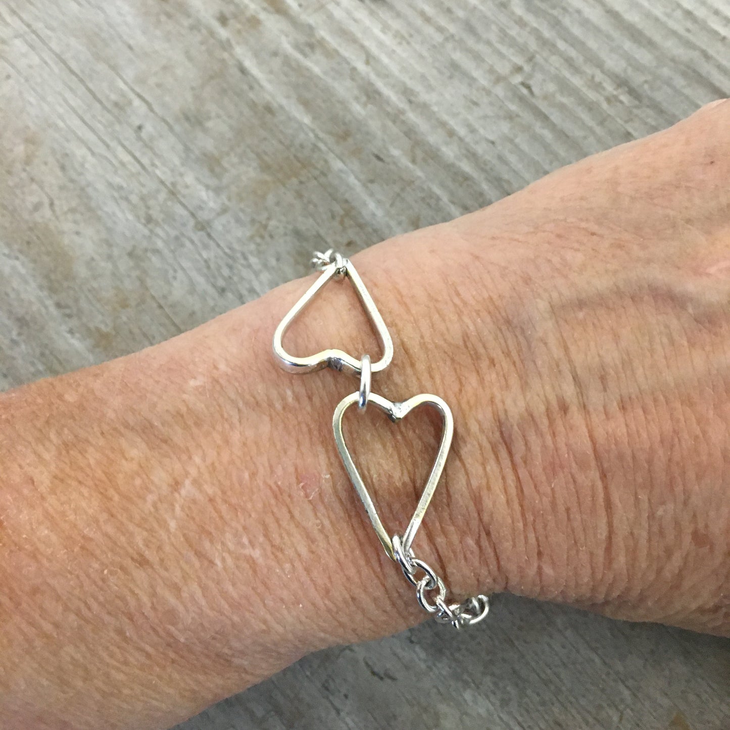 Fork Tine Heart Bracelet - Relationship Bracelet - #4560