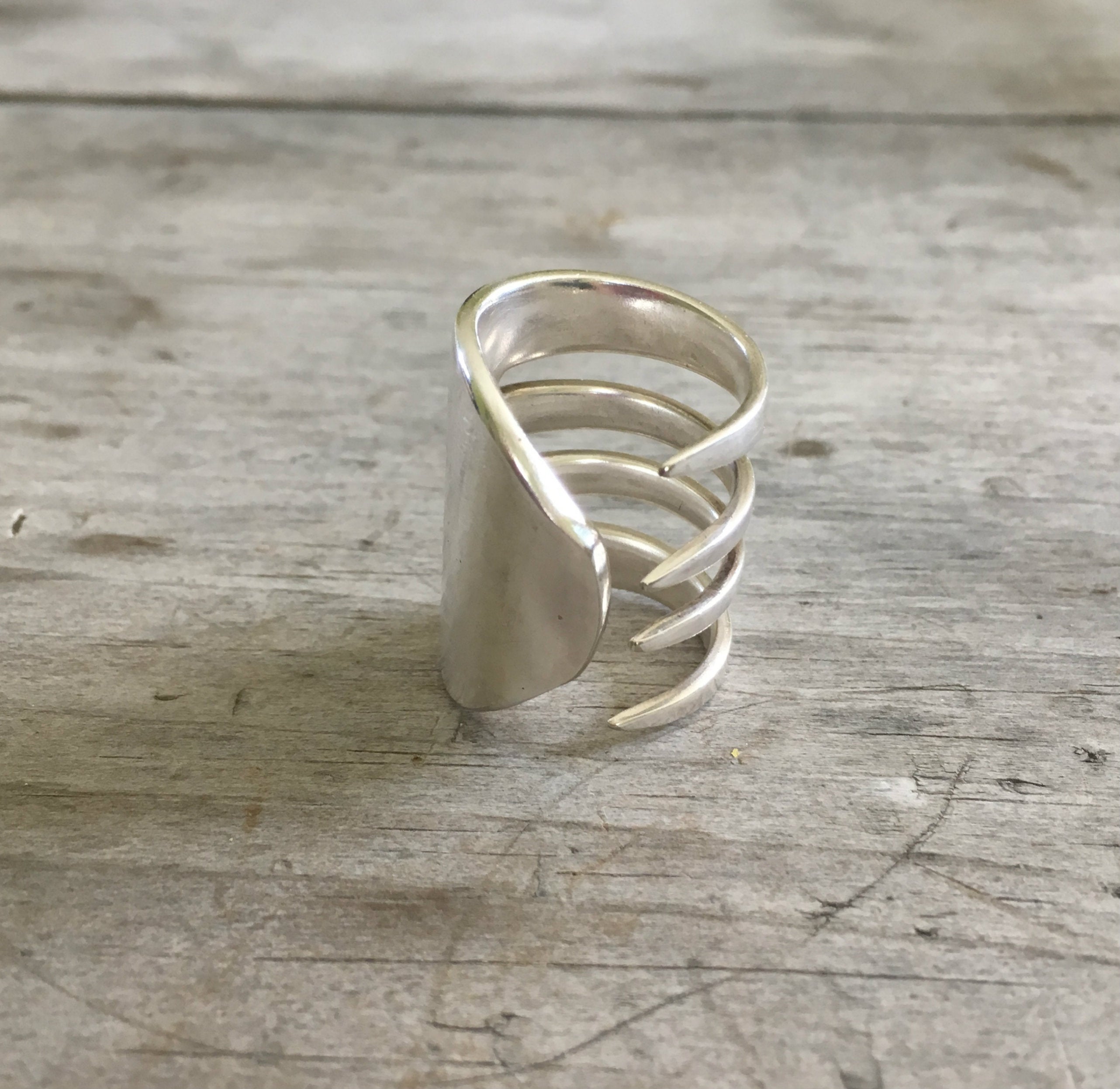 Fork Ring — Upcycled Vintage Silverware Ring | Laughing Frog Studio