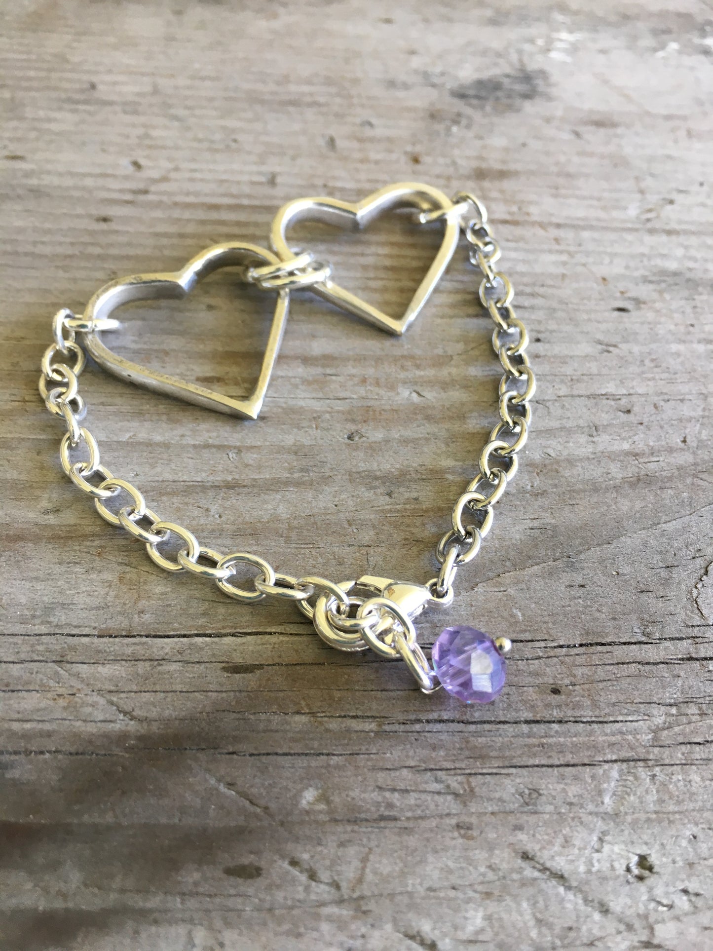 Fork Tine Heart Bracelet - Relationship Bracelet - #4312