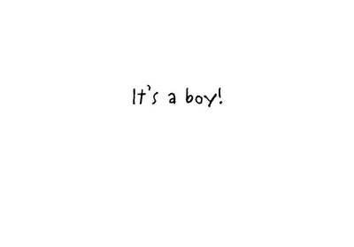 Greeting Card - It's A Boy