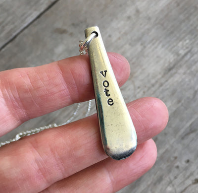 Bar Necklace - VOTE