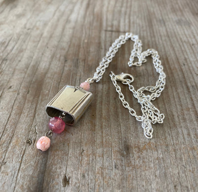 SALE Knife Bell Necklace - KING ARTHUR - #767