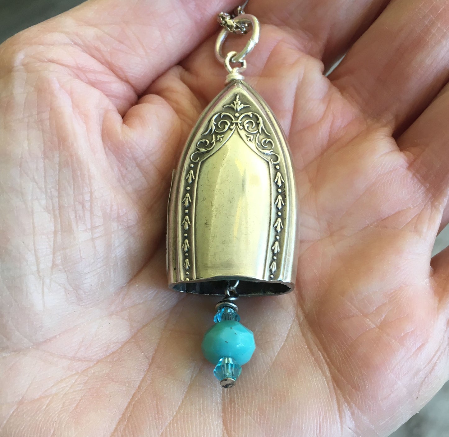 Knife Bell Necklace -SHERATON - #3638