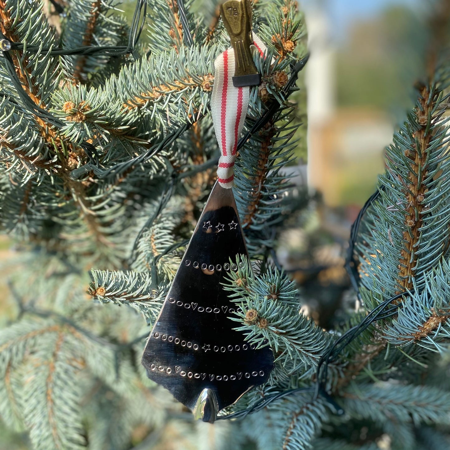 Silverware Ornament - Christmas Tree -