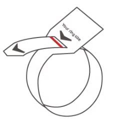 Printable ring sizer with ruler verification guide - accurate sizing tool for rings - measure finger for accurate ring sizing at home