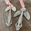 Artisan Angel Upcycled Silverware Ornament - SHELLY - #5339