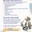 Spoon ring making guidebook with suggested tools and supplies - DIY silverware jewelry tutorial book