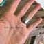 Underneath side of AFFECTION full spoon ring made from upcycled baby spoon 