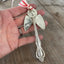 Artisan Angel Upcycled Silverware Ornament - SHELLY - #5339