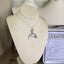 Spoon Mermaid Whale Tail Necklace with Mermaid Charm