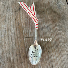 Stamped Spoon Ornament - LET IT SNOW - #5663