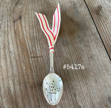 Stamped Spoon Ornament - LET IT SNOW - #5663