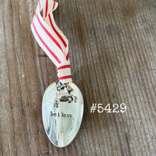 Stamped Spoon Ornament - BELIEVE