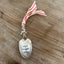 Stamped Spoon Ornament - MAGIC BELIEVE LOVE with Reindeer - #5431