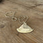 Upcycled silverplate spoon sailboat necklace or keychain, handcrafted one-of-a-kind nautical gift for ocean and sailing lovers