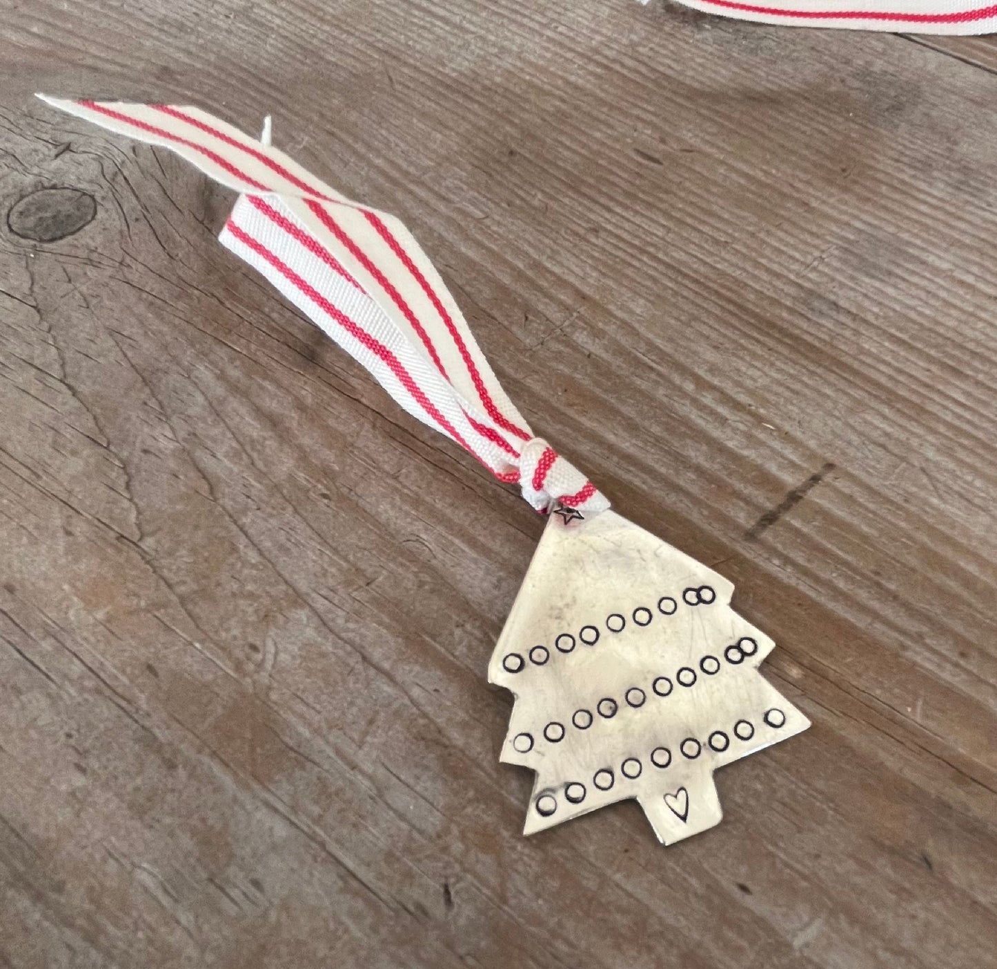 Spoon Ornament - Christmas Tree with Ball Ornaments