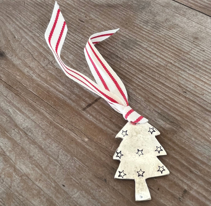 Spoon Ornament - Christmas Tree with Stars