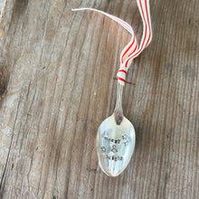 Stamped Spoon Ornament - MERRY & BRIGHT