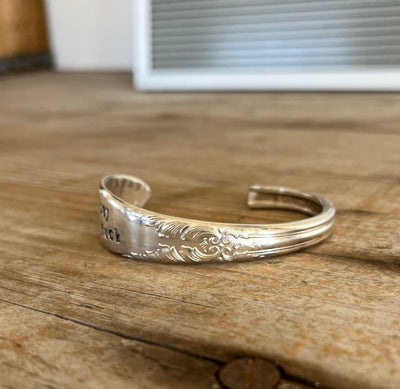 Spoon Cuff Bracelet - FUCKITY FUCK FUCK - #5595