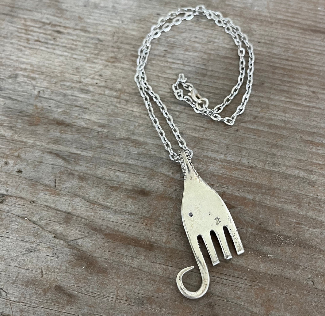 Fork Elephant Necklace | Hip Replacement - #5622