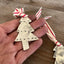 Spoon Ornament - Christmas Tree with Snowflakes