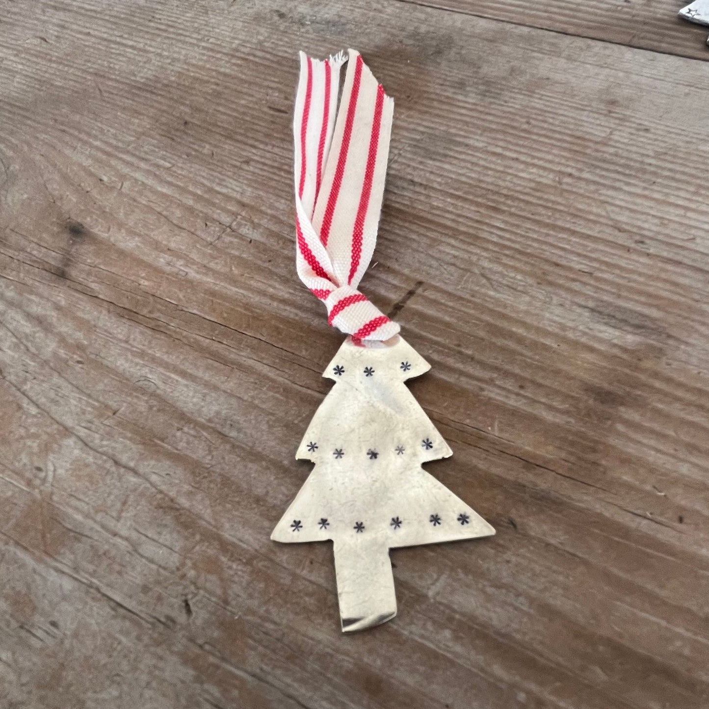 Spoon Ornament - Christmas Tree with Snowflakes