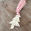 Spoon Ornament - Christmas Tree with Snowflakes